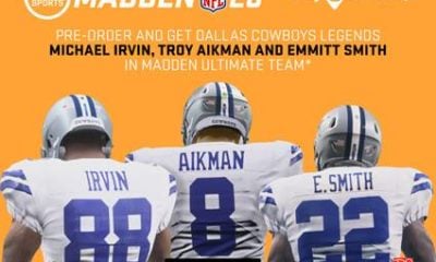 Get three Dallas Cowboys Legends when you pre-order Madden 20 at GameStop.