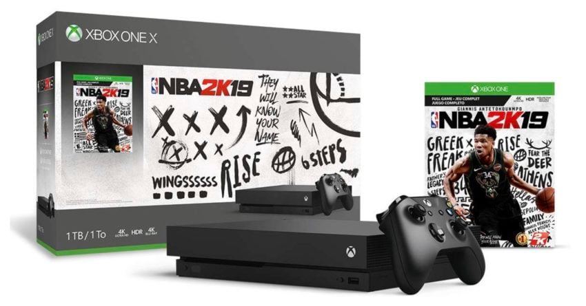 Save $200 on the Xbox One X with NBA 2K19.