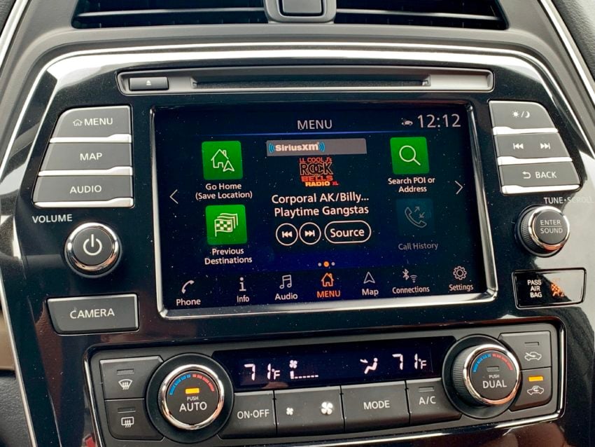 A large touchscreen is standard with Apple CarPlay and Android Auto. 