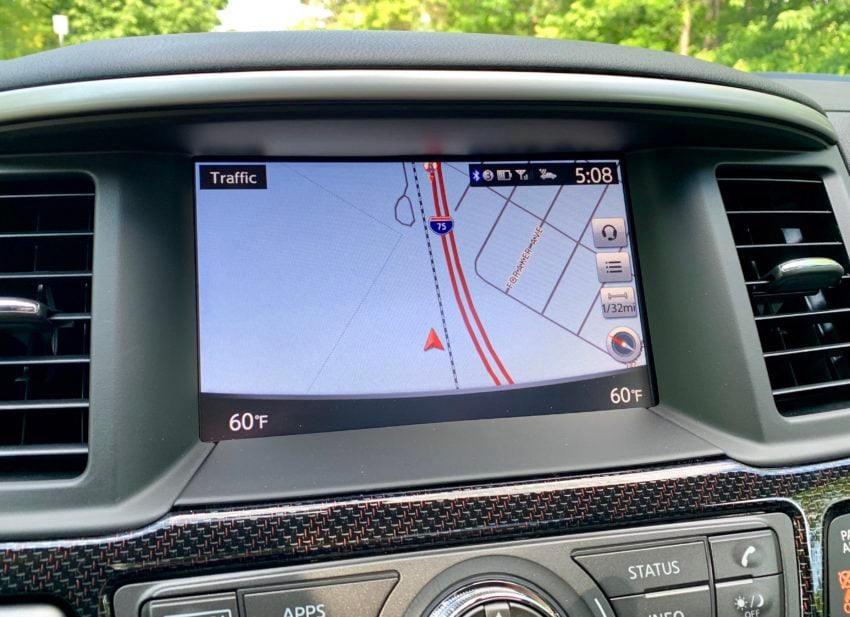 The infotainment system is easy to use, but there is no Apple CarPlay or Android Auto support. 