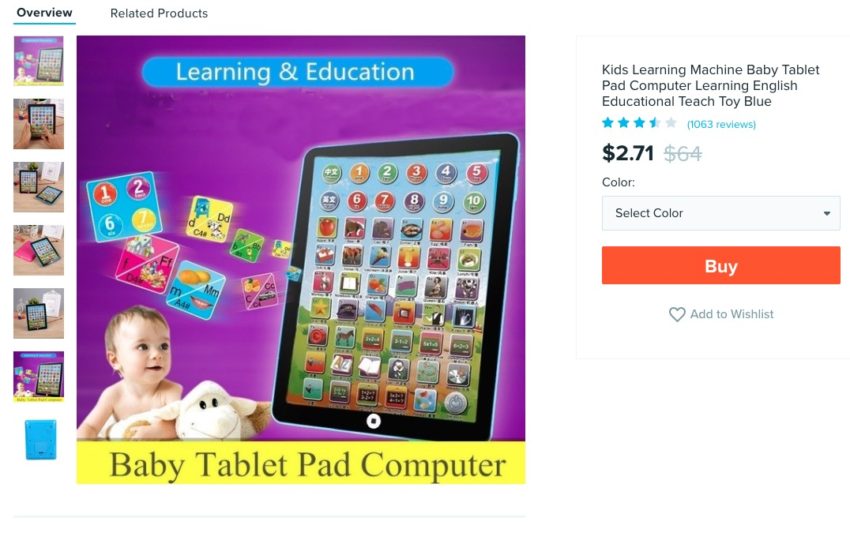 A Tablet for Your Baby