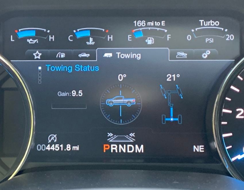 See your towing status at a glance.