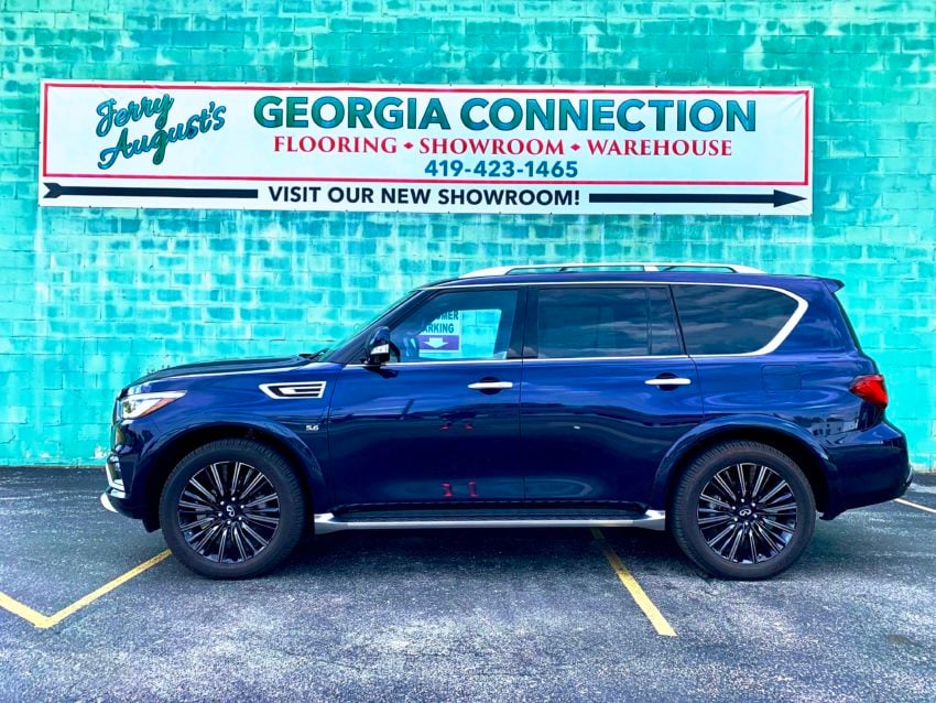 The 2019 Infiniti QX80 delivers big and bold styling.