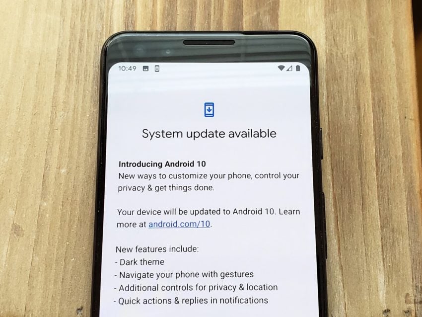 Pixel Android 10 Release Date