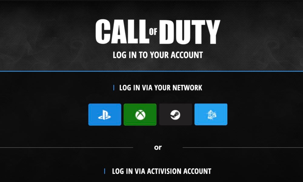 Sign up so you can get your Modern Warfare beta token.