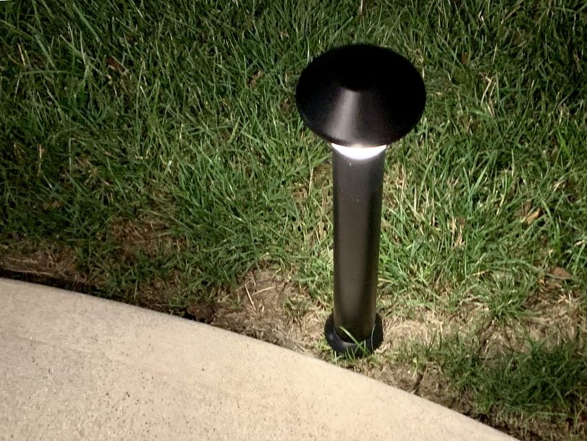Pathlights are easy to install and include two brightness levels. One at dark and another brighter level when motion is detected.