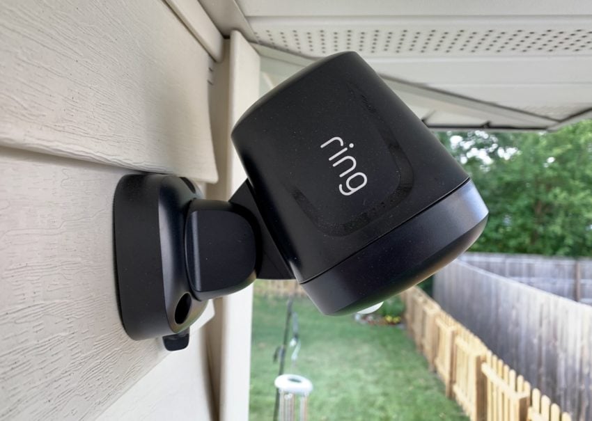 The Ring Spotlight is easy to install.