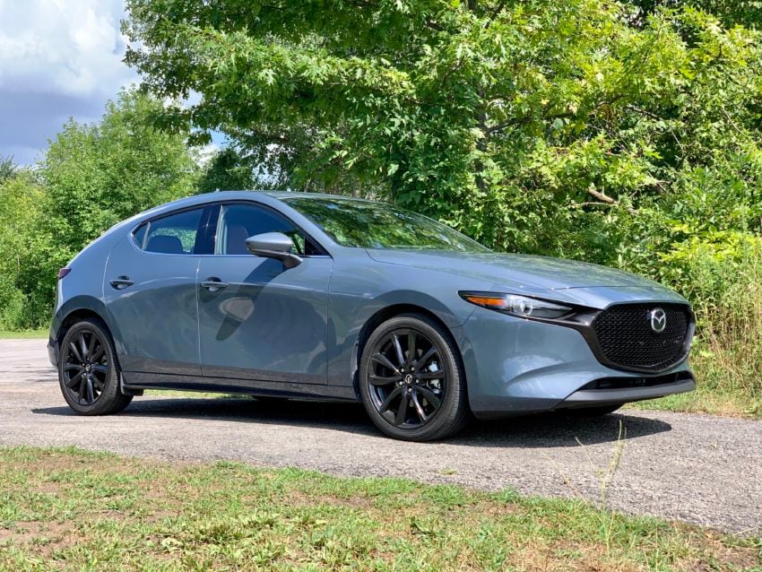 The 2019 Mazda3 design is eye-catching.