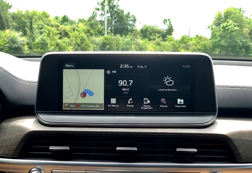 The infotainment system is great and supports Apple CarPlay and Android Auto.