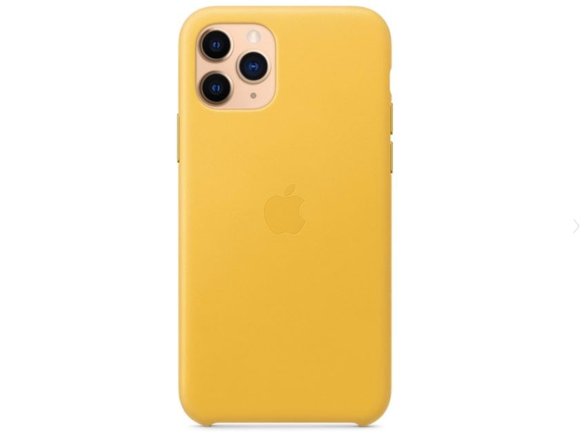 Leather is available in an array of colors from Apple.