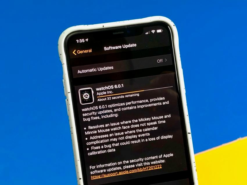 What's new in watchOS 6.0.1?