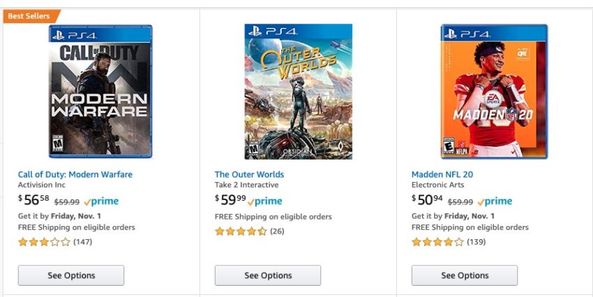 Save with Buy Two Get One Free video game deals at Amazon.