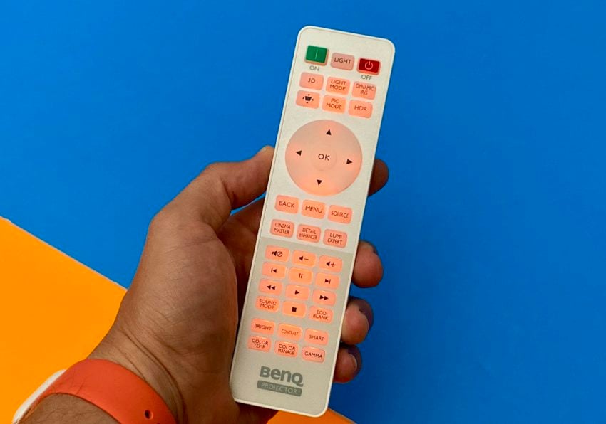 Everything you want from a projector remote.