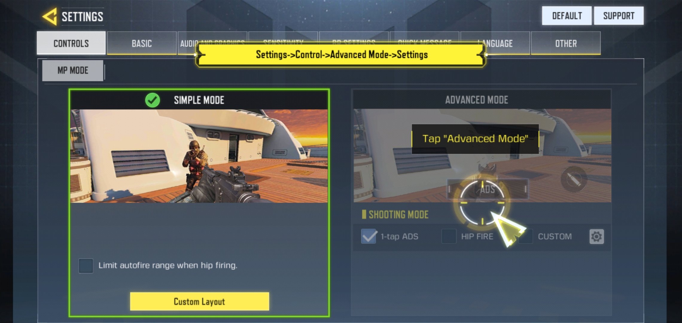 call of duty mobile как улучшить аим