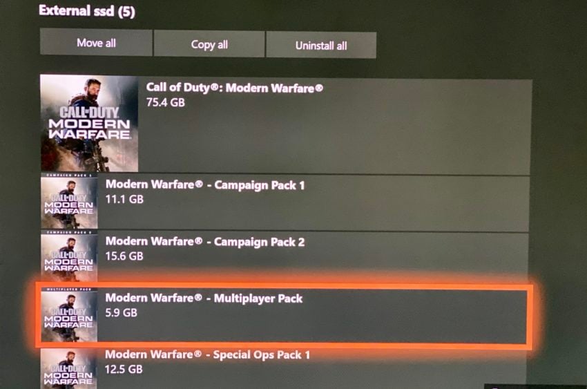 Try downloading the multiplayer pack second to start playing Modern Warfare faster.