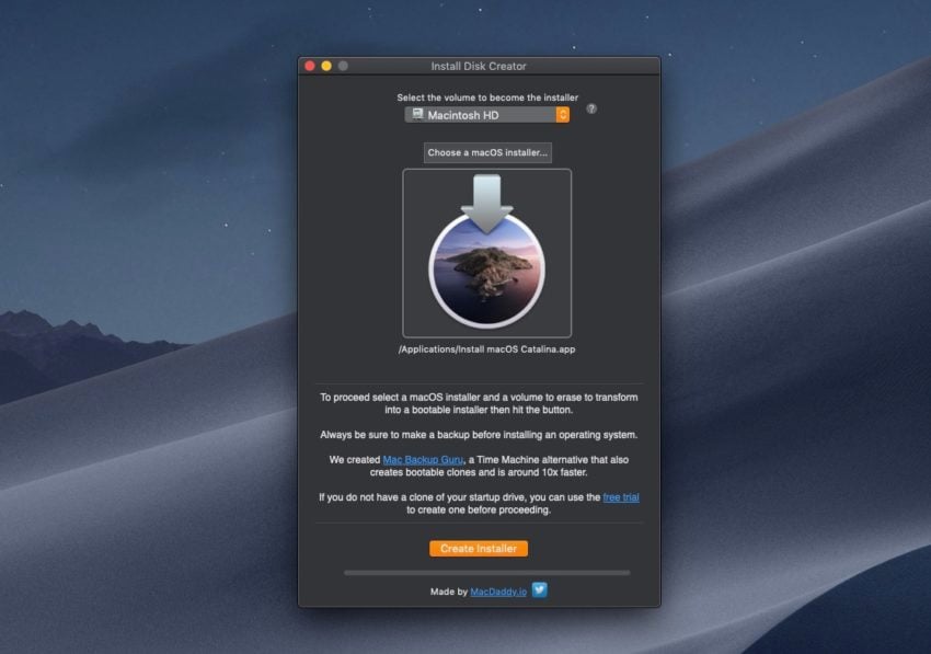 macos catalina installer macos catalina installer