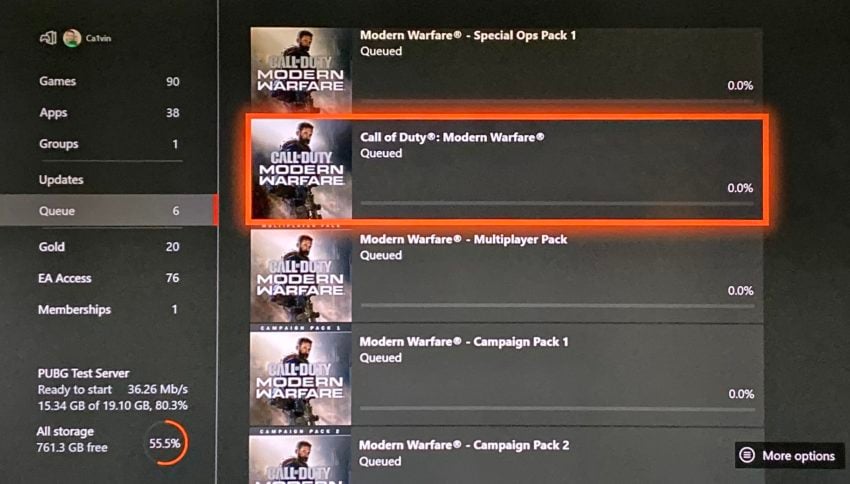 Fix slow Modern Warfare Downloads.