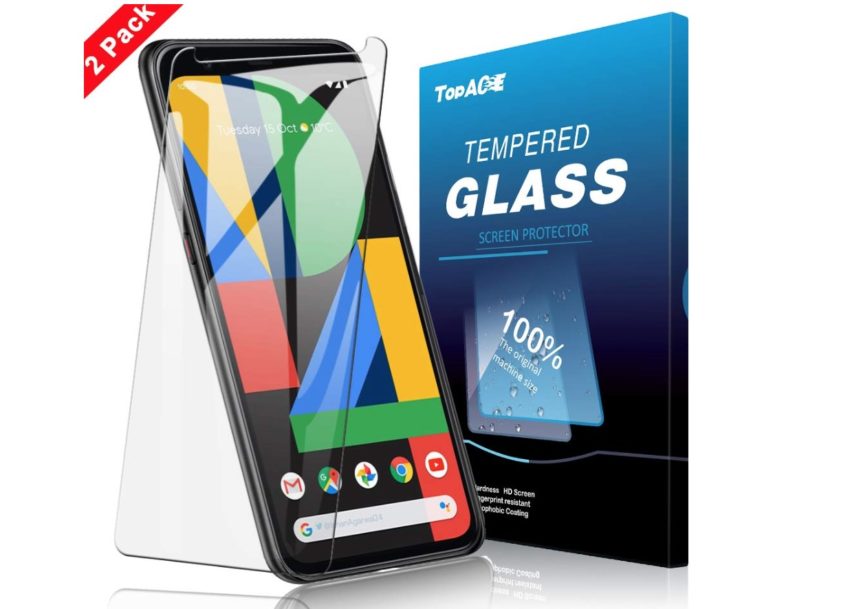 Google Pixel 4 XL Screen Protector Tempered Glass Scratch Resistant Clear 2 Pack 