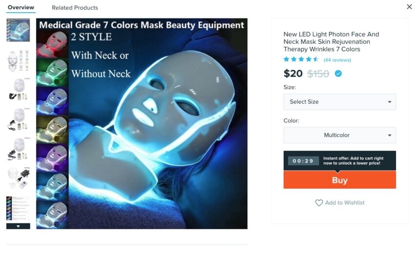 LED Beauty Mask