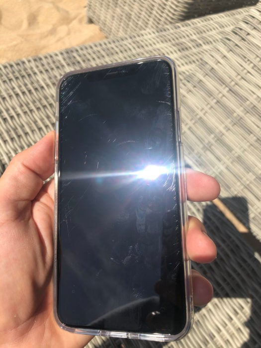 iPhone 11 Pro Max scratches after one day. 