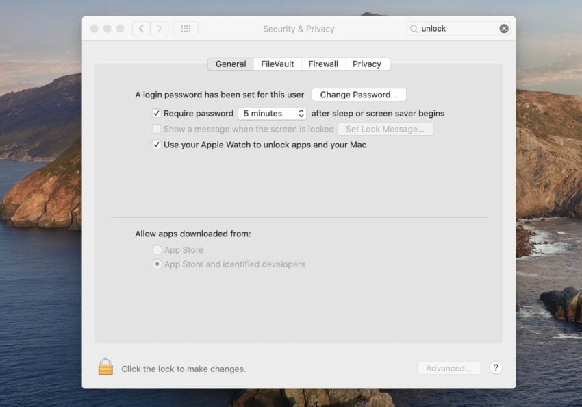 Unlock your MacBook Pro with your Apple Watch.