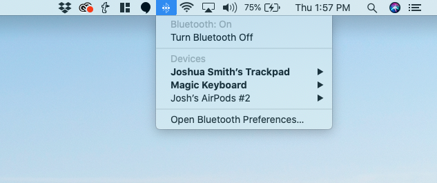 Turn off WiFi or Bluetooth.