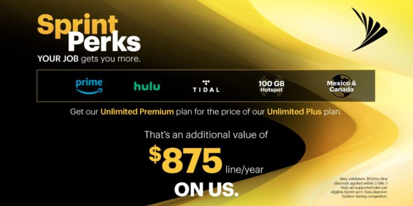 How much do you save with Sprint Perks.