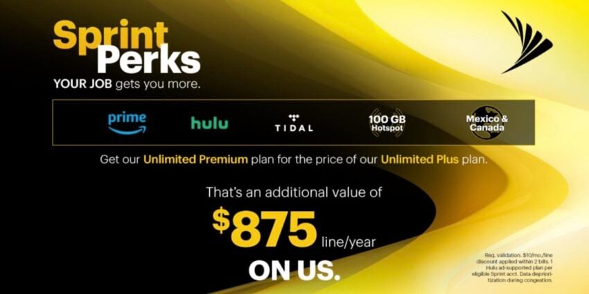 How much do you save with Sprint Perks.