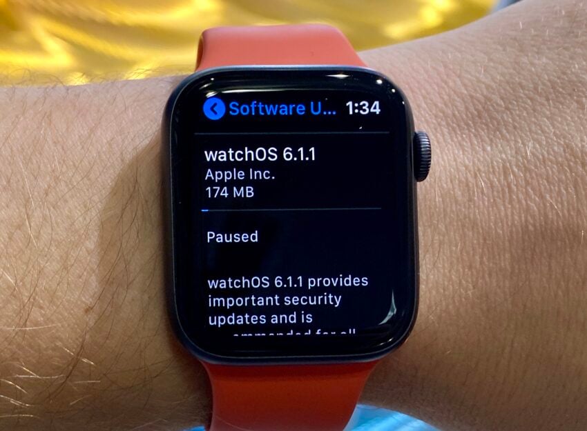 What you need to know about watchOS 6.1.1.