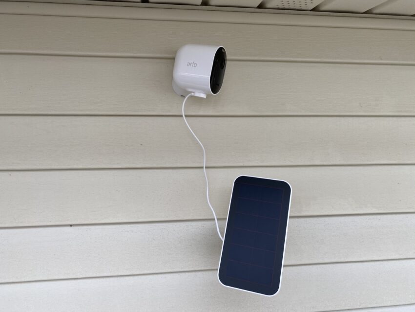 The solar charger is a nice option to keep your Arlo Pro 3 topped off. 