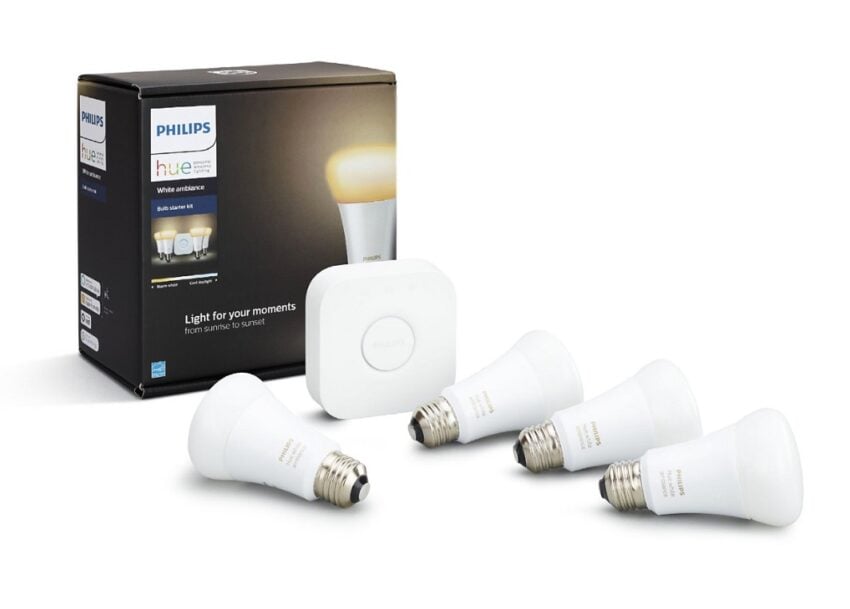 Hue lights are a great smart home gift for your parents. 