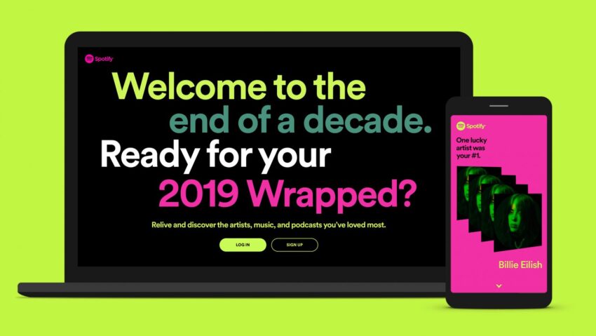 Get your Spotify Wrapped data for 2019.