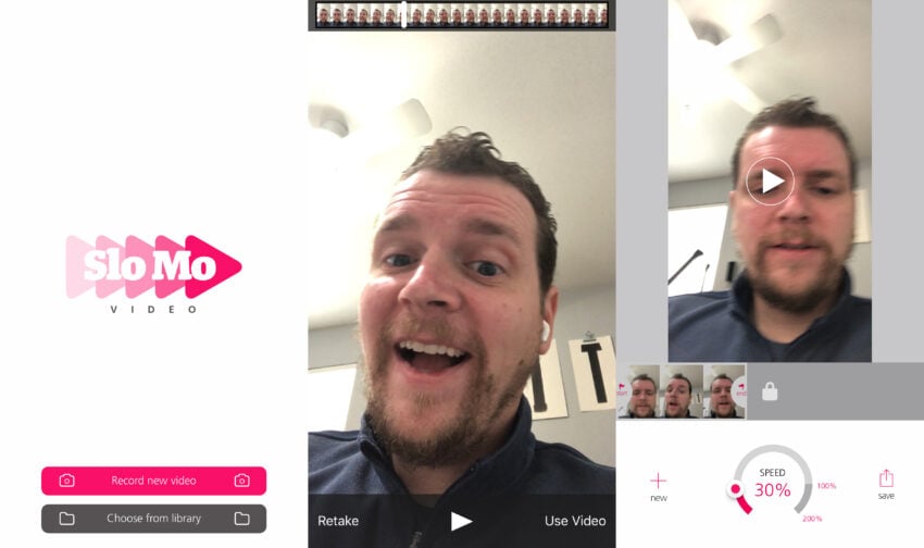 How to take a slow motion selfie on an older iPhone.