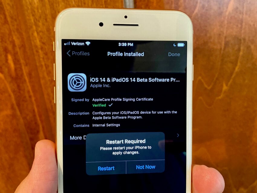 download ios 14 profile