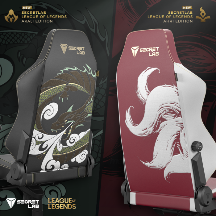 League of Legends esports x Secretlab chairs