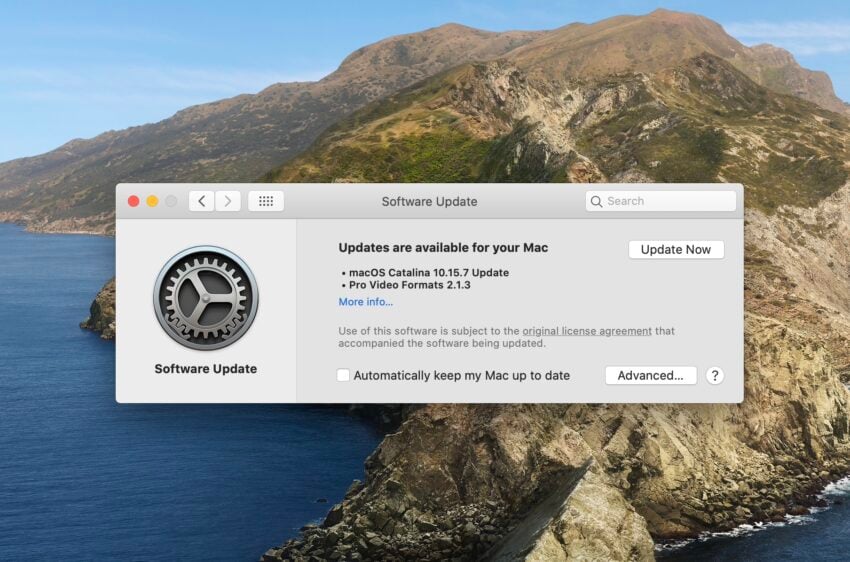 Install for macOS 10.15.6 Fixes and Security Updates