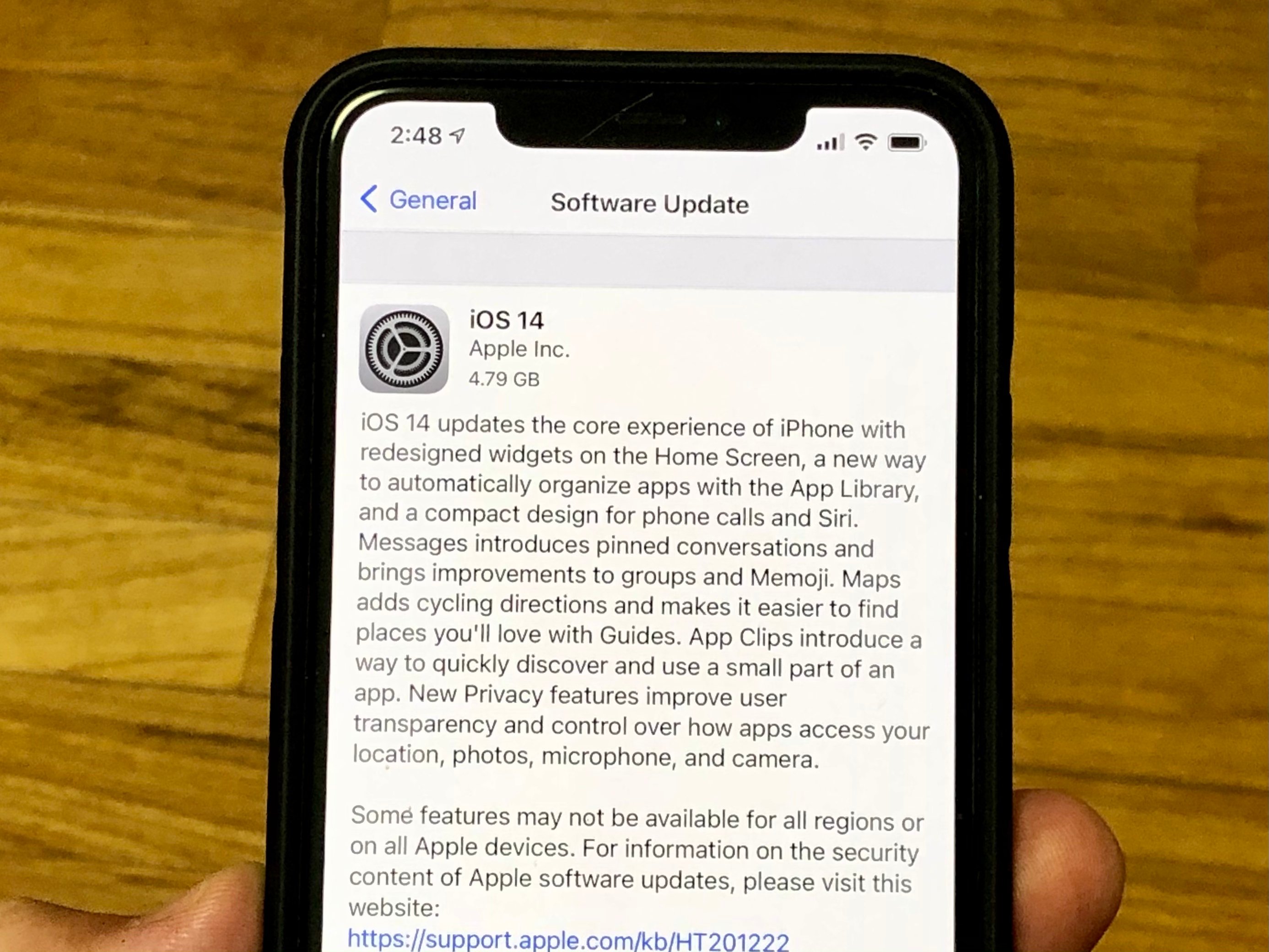 iphone software update download ios 14