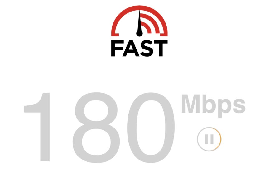 fast.com Prime Video speed check connection meter