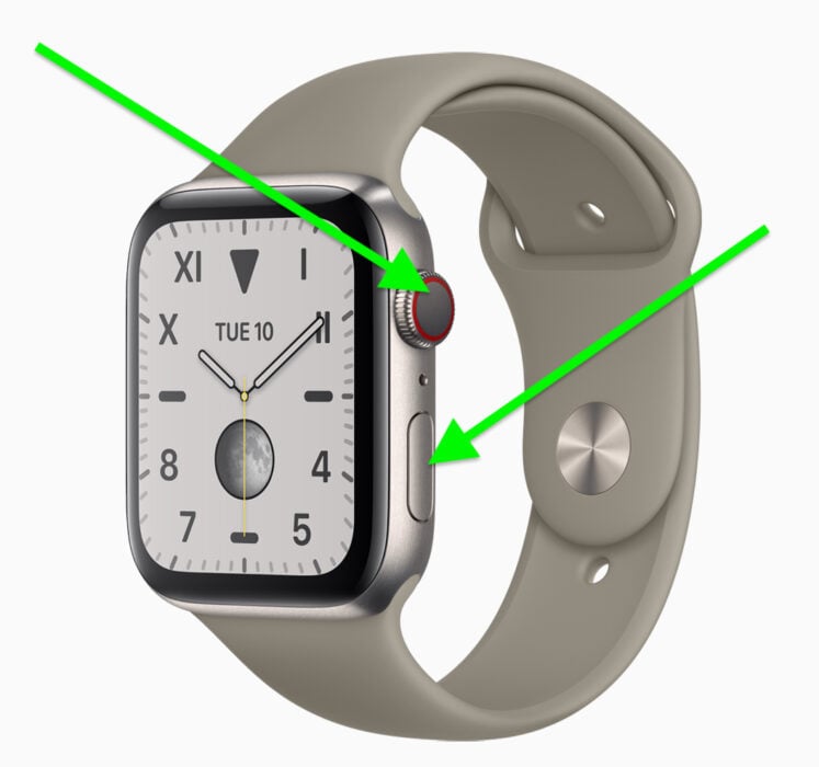 Apple Watch Reset Buttons