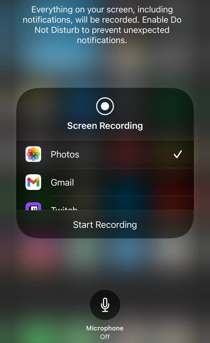 How to Screen Record iPhone on iOS 15