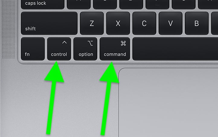 MacBook Hard reset buttons control command