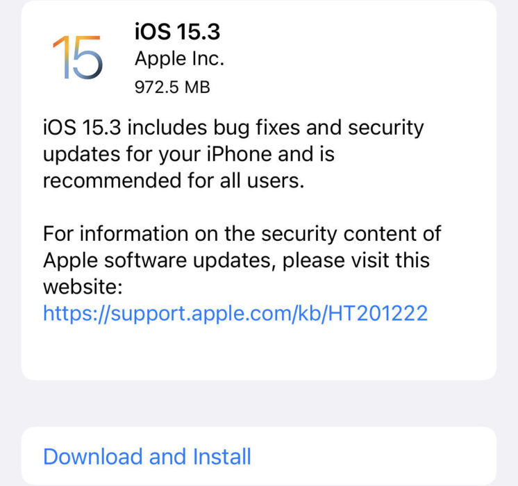 15.3 ios iOS 15.3