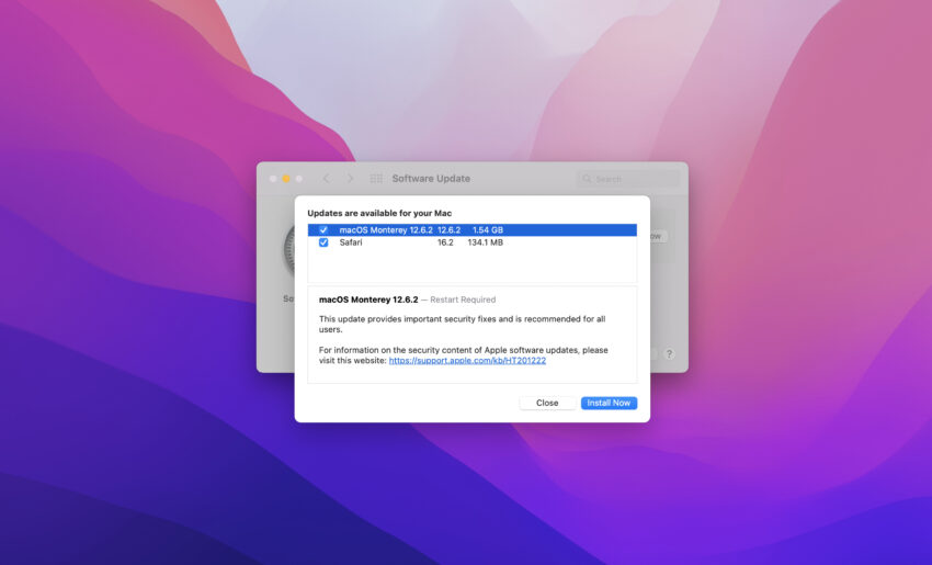 Install macOS Monterey 12.6.2 for Better Security
