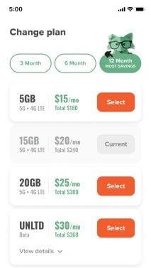 Mint Mobile Change Plan Image