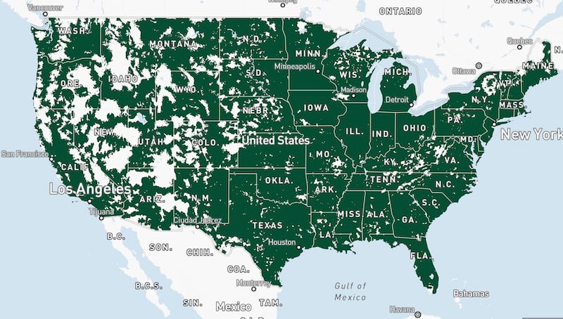 map of mint mobile coverage