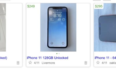 photo of used iPhones 11 unlocked for sale on craigslist