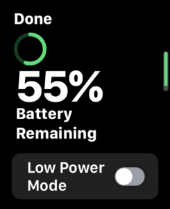 Apple Watch Power Saving Mode