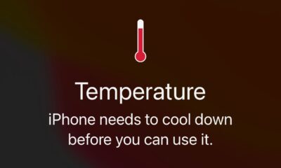 iPhone screenshot temperature iphone cool down