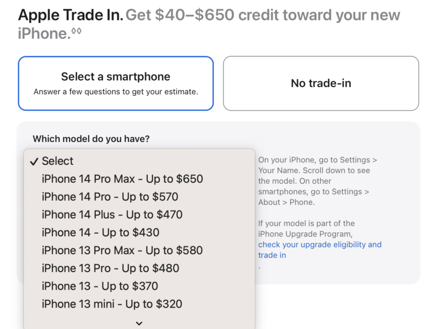 iPhone 15 Trade In Deals