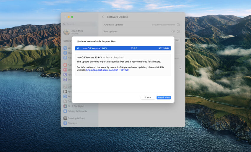 Install macOS Ventura 13.6.4 If You're Dealing With Problems